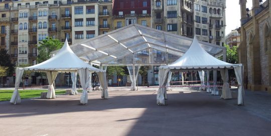 Carpas en San Sebastián