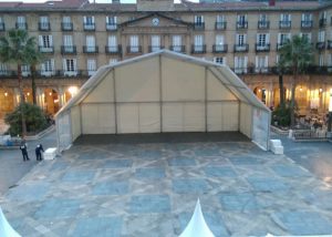 Carpas para actividades públicas